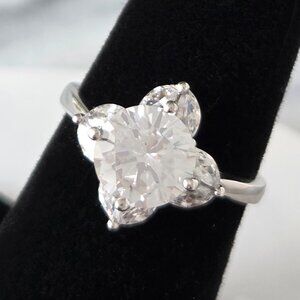 Round Gemstone Ring, 925 Sterling Silver Charmed Aroma